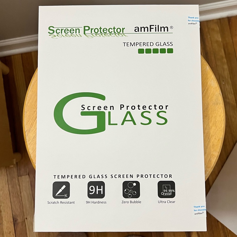 Screen Protector for iPad Pro 12.9 (2022, 2021, 2020, 2018) one-sheet
